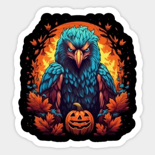 Eagle Halloween Sticker